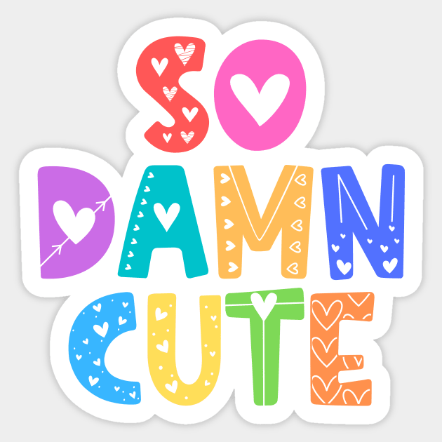 So Damn Cute Adorable Gift Sticker by nathalieaynie